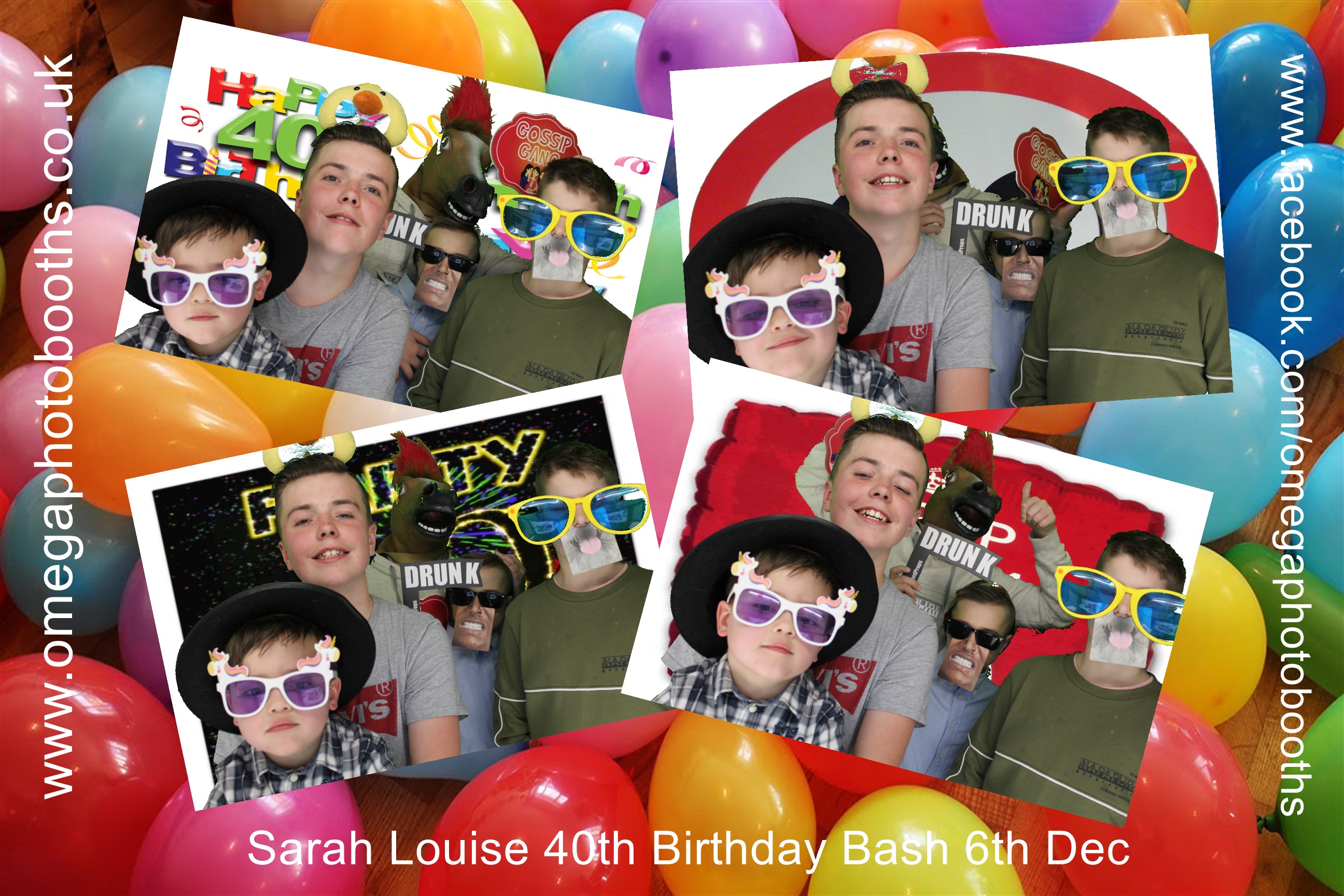 Sarah Louise 40th  | View more photos from the event at gallery.omegaphotobooths.co.uk/u/Omega-Photobooths/Sarah-Louise-40th